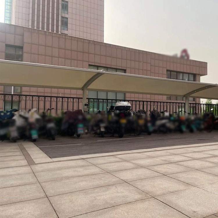 盖州市膜结构电动车棚