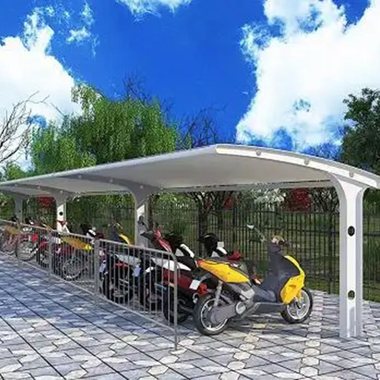 盖州市膜结构电动车棚